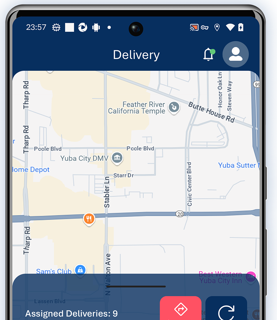 Complete Driver App with Advanced Tools