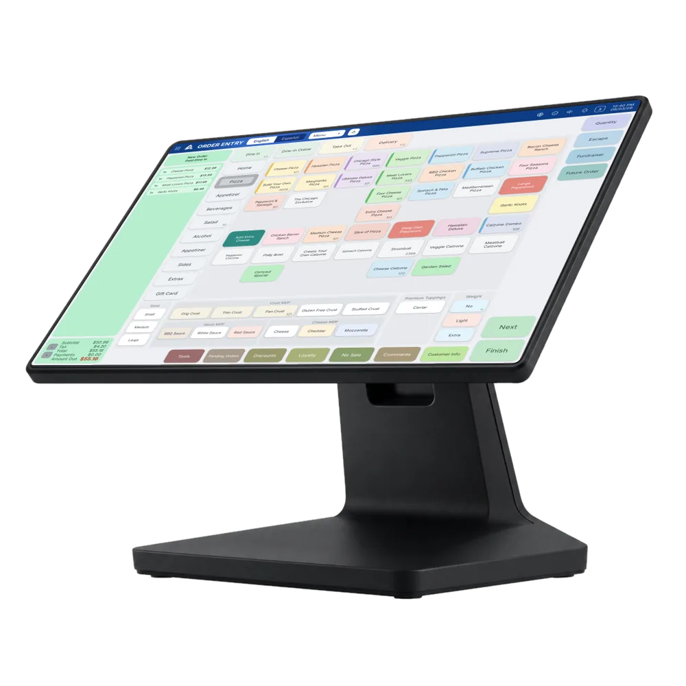 Adora POS terminal showing order entry